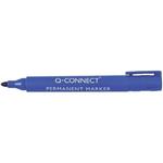 Marcatore permanente Q-Connect punta tonda 2-3 mm blu KF26046 (Conf.10)