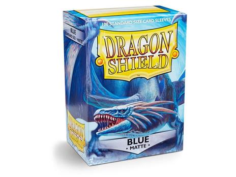 Dragon Shield. Matte Blue. 100 bustine protettive
