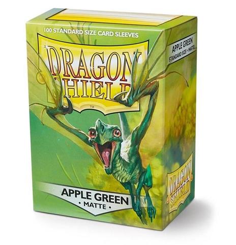 Dragon Shield. Matte Apple Green. 100 bustine protettive
