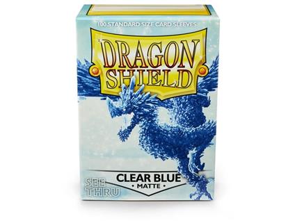 Bustine Standard Dragon Shield Matte 100 (BLU TRASPARENTE)