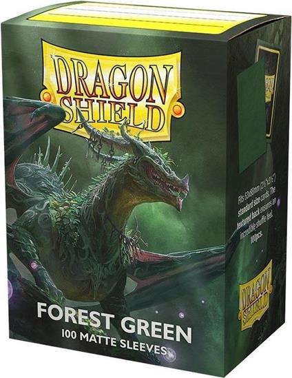 DRAGON SHIELD Bustine Standard Matte Forest Green 100pz