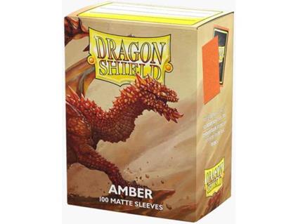 DRAGON SHIELD BUSTINE STANDARD MATTE AMBER 100PZ CARD PROTECTOR - CARTE DA GIOCO/COLLEZIONE