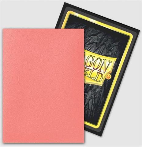100 Standard Size Matte Dual Sleeves Peach Piip - 2