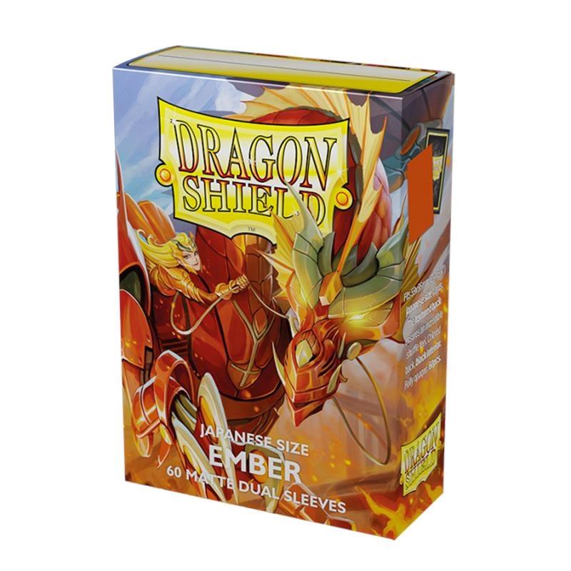 Dragon Shield - Japanese - Matte Dual - Ember 60 pcs
