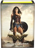 100 Bustine Matte Standard Art Justice League Wonder Woman