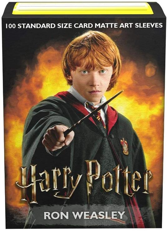 100 Bustine Matte Standard Art Harry Potter Wizarding World Ron Weasley
