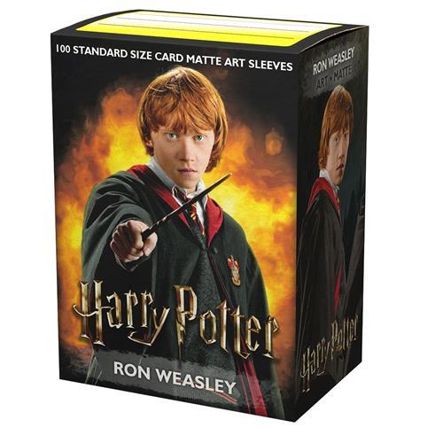 100 Bustine Matte Standard Art Harry Potter Wizarding World Ron Weasley