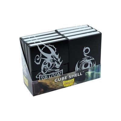 Display 8 Box Dragon Shield Magic CUBE SHELL BLACK  Deck Box Nero