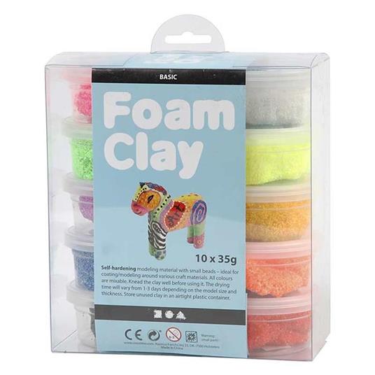 Set per modellare Foam Clay® Colori base - 10 x 35 g - 3