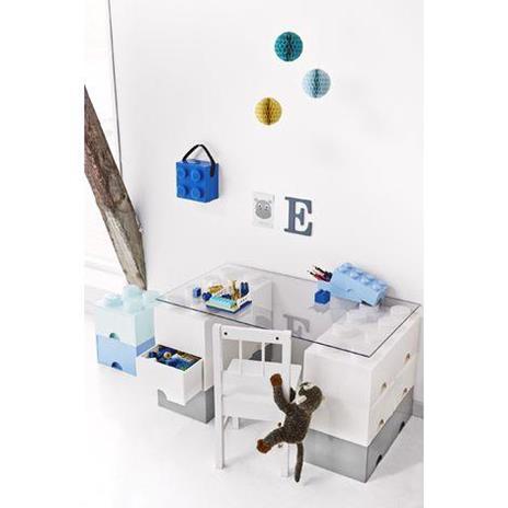 Contenitore  Brick 4 Cassetto Medio -  4005 - Azzurro - 3