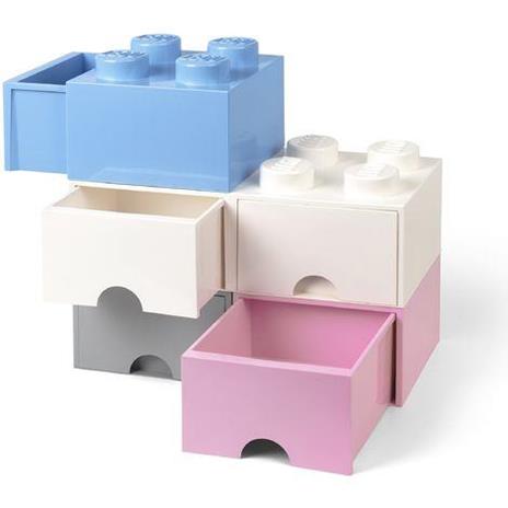 Contenitore  Brick 4 Cassetto Medio -  4005 - Azzurro - 6