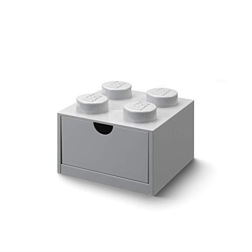 Room Copenhagen- Cassetto da scrivania Lego 4, Grigio, Colore Bottoni, 40201740