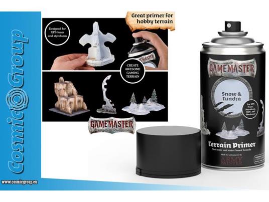 GAMEMASTER PRIMER-SNOW & TUNDRA COLORI ARMY PAINTER