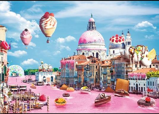 Puzzle da 1000 Pezzi - Funny Cities: Sweets in Venice - 2