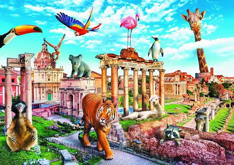 Puzzles - 1000 Funny Cities - Wild Rome - 3