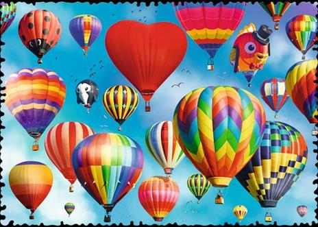 Puzzle da 600 Pezzi - Crazy Shapes: Palloni Colorati - 2