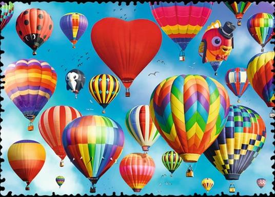 Puzzle da 600 Pezzi - Crazy Shapes: Palloni Colorati - 2