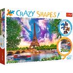 Puzzle da 600 Pezzi - Crazy Shapes: Cielo su Parigi