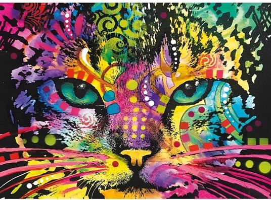 Puzzle da 1000 Pezzi Woodcraft -  Gatto Colorato - 3