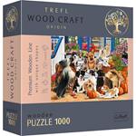 Puzzle da 1000 Pezzi Woodcraft -  Amicizia Canina