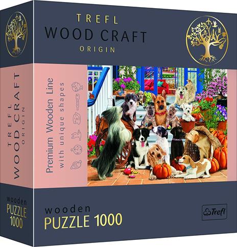 Puzzle da 1000 Pezzi Woodcraft -  Amicizia Canina - 3