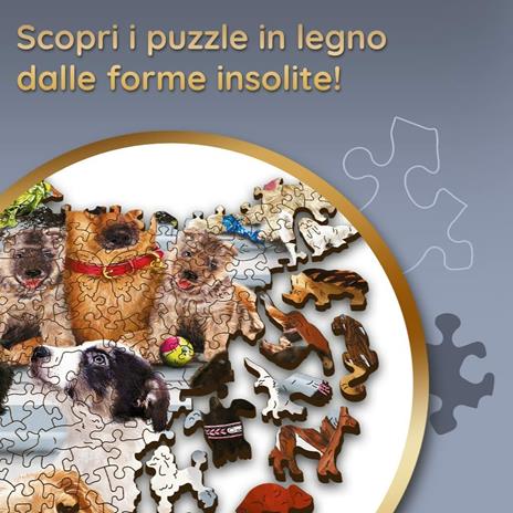 Puzzle da 1000 Pezzi Woodcraft -  Amicizia Canina - 5