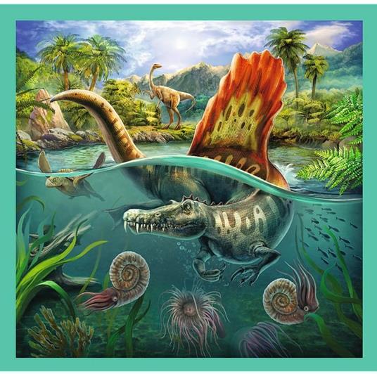 Trefl Puzzle 3w1 NiezwykLy Lwiat dinozaurAlw [Puzzle] - 2
