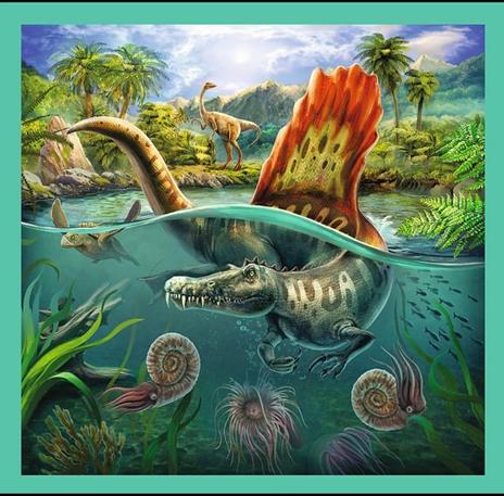 Trefl Puzzle 3w1 NiezwykLy Lwiat dinozaurAlw [Puzzle] - 5