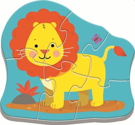 4 Puzzle in 1. Baby Classic: Animali al Safari - 3