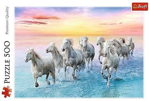 Puzzle da 500 Pezzi - Galloping White Horses - 6