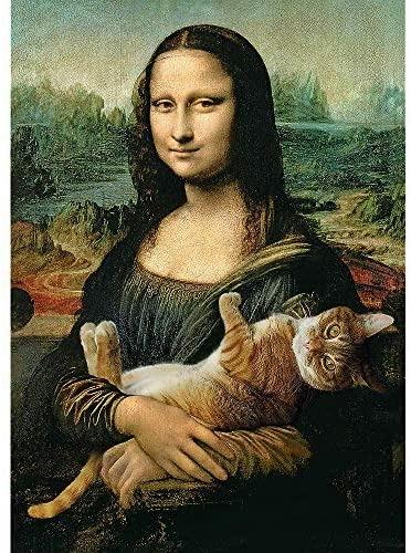 Puzzle da 500 Pezzi - Gioconda con Gatto - 2