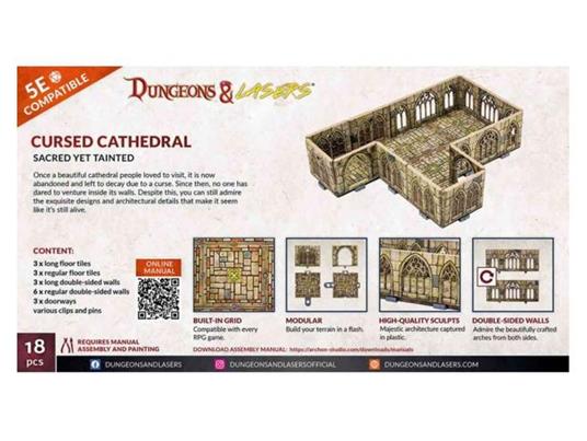 D&L CURSED CATHEDRAL Miniature E Modellismo Archon Games