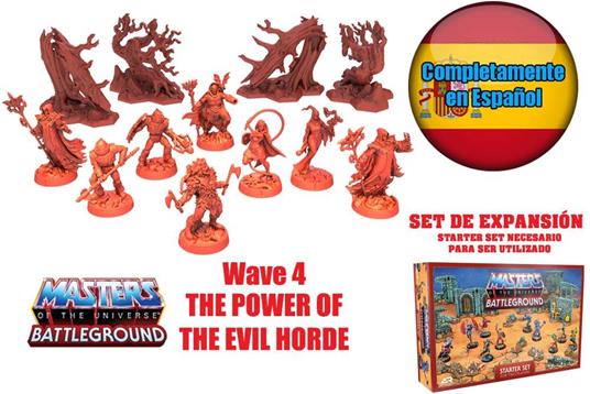 MOTU-BATTLEG.W4:POWER OF EVIL HORDE SPA GIOCO DA TAVOLO Archon Studio