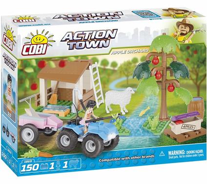 Costruzioni Cobi. Action Town 1869. Apple Orchard 150