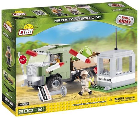 Costruzioni Cobi Small Army Posto Di Blocco Militare 200 Pz