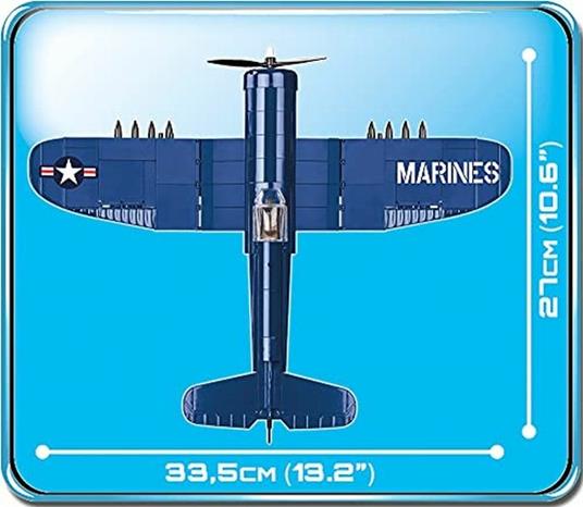 Cobi Korean War Vought Au-1 Corsair 320 Pz - 4