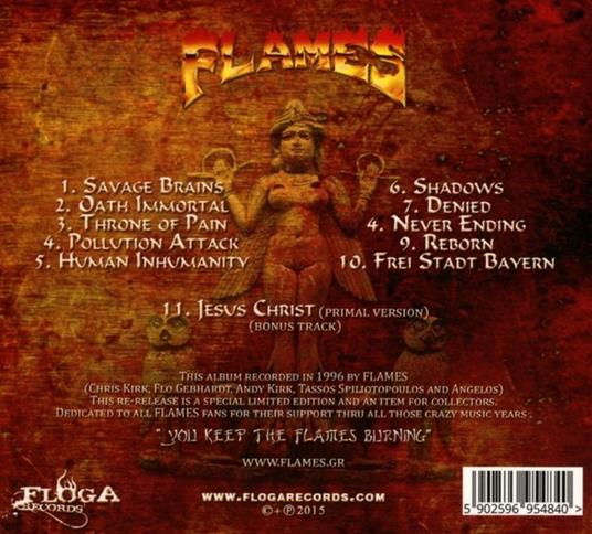 In Agony Rise (Deluxe) - CD Audio di Flames - 2