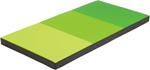Materassino per Attività Motoria dei Bambini e Angoli Relax cm. 120x60 - Verde Lime