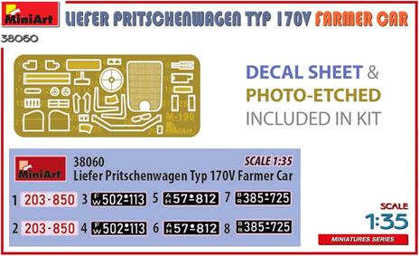 1/35 Liefer Pritschenwagen Typ 170v Farmer Car (MA38060) - 2