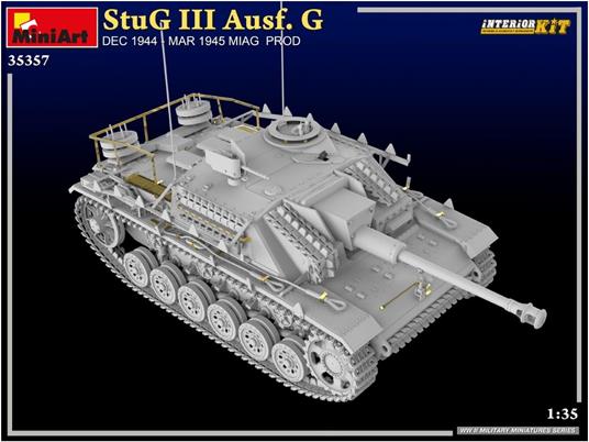 StuG III Ausf. G Dec 1944 - Mar 1945 Miag Prod. Interior Kit - 3