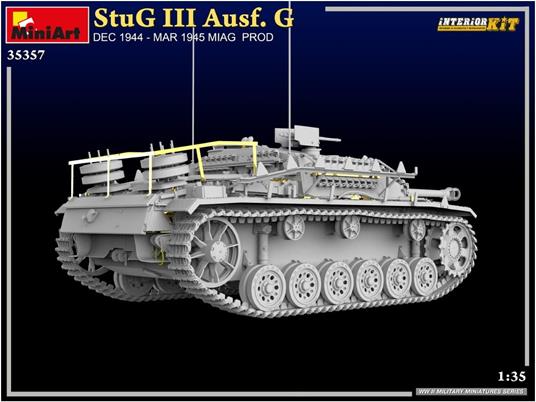 StuG III Ausf. G Dec 1944 - Mar 1945 Miag Prod. Interior Kit - 4
