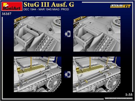 StuG III Ausf. G Dec 1944 - Mar 1945 Miag Prod. Interior Kit - 5