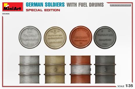 German Soldiers w/ Fuel Drums. Special Edition - 5