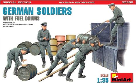 German Soldiers w/ Fuel Drums. Special Edition - 6