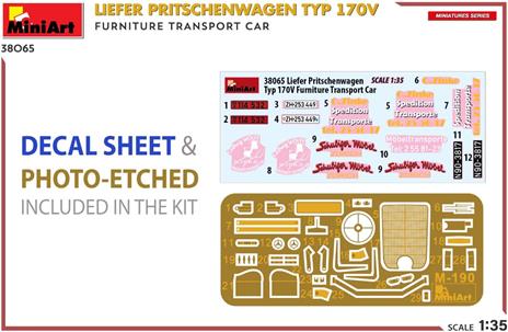 Liefer Pritschenwagen Typ 170V Furniture Transport Car - 2