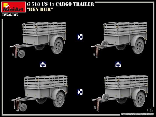 G-518 US 1t Cargo Trailer Ben Hur - 4