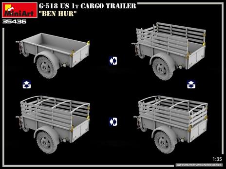 G-518 US 1t Cargo Trailer Ben Hur - 5