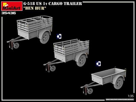 G-518 US 1t Cargo Trailer Ben Hur - 6