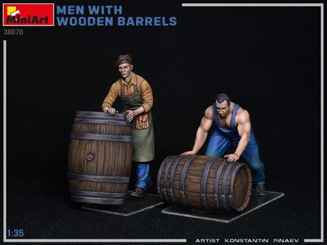 Men with Wooden Barrels - 2