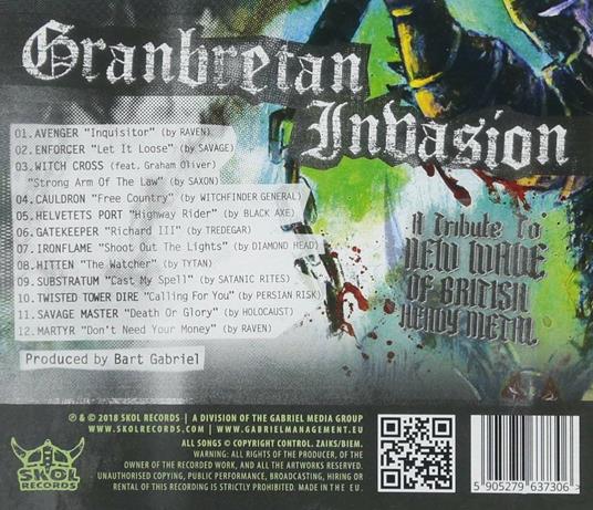 Granbretan Invasion. A Tribute to NWOBHM - CD Audio - 2